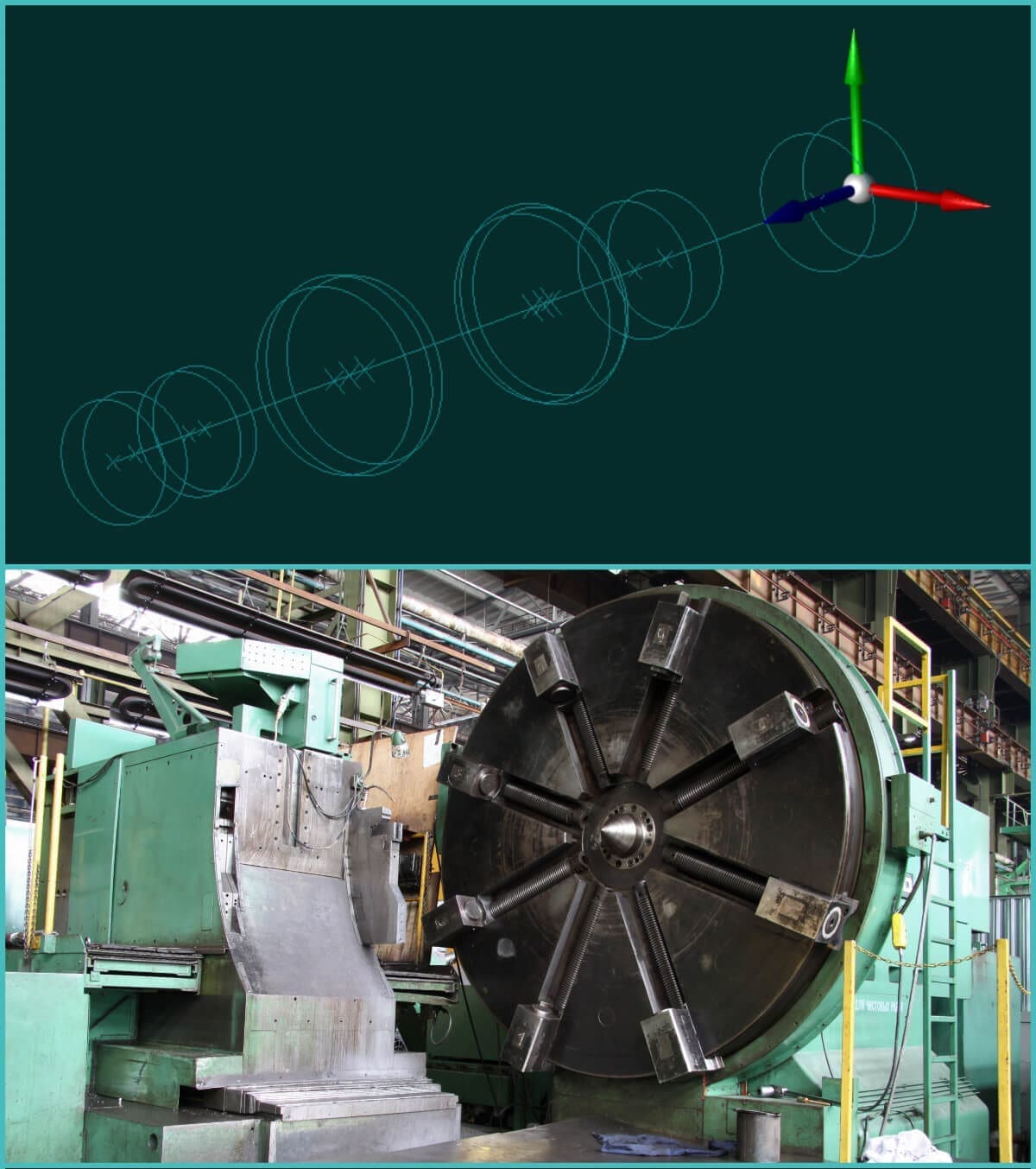 alignment of large machines