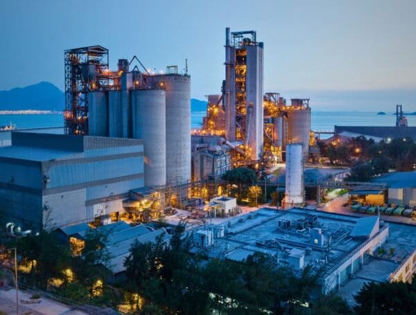 Ustawienie podstawy przekładni młyna – cementownia