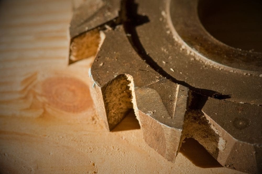 Checking the geometry of the tenoning machine – production quality