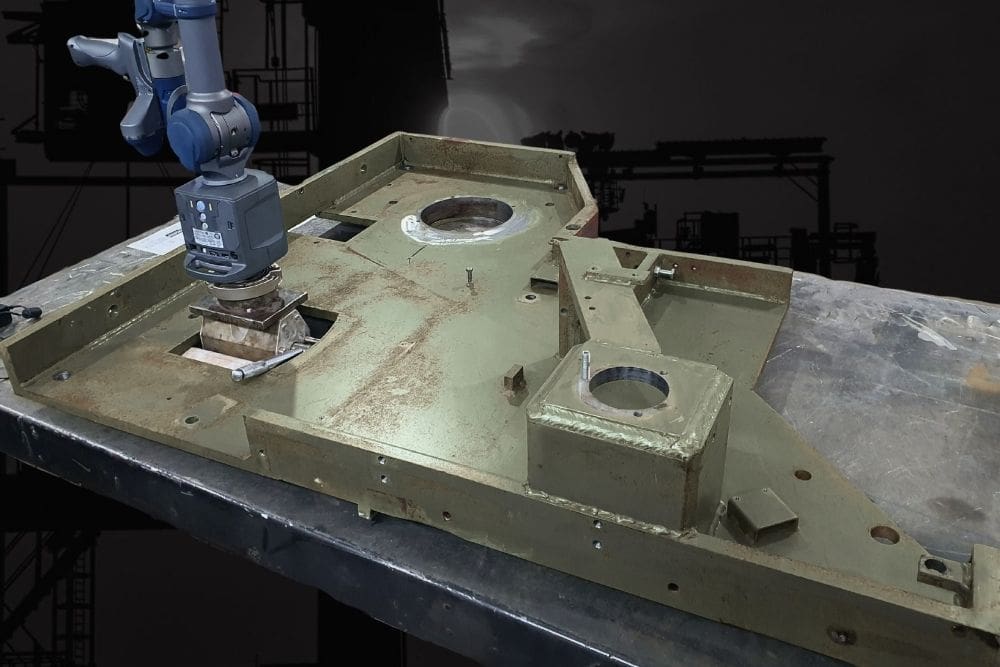 Digitalisierung und Erfassung der tatsächlichen Abmessungen